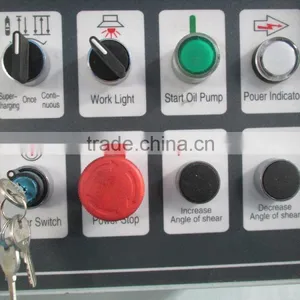 KRRASS Back Metal Safe Fence With CE Standards 6mm Stainless Steel Shearing Machine Aluminium Sheet 3 Metres Cutting Machine thumbnail-3