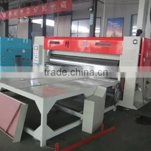 Semi Automatic Chain Feeding Corrugated Carton Printing Slotting Die Cutting Machine thumbnail-3