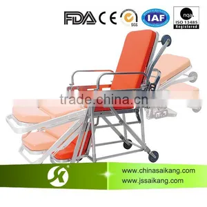 China Hospital Patient Stretcher Trolley thumbnail-1