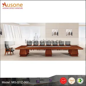 Classic Plaint Wood Veneer Furniture MDF Board Meeting Table thumbnail-1