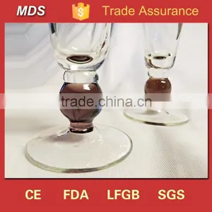 High Quality Colored Ball Stem Pilsner Glass Wine for Selling thumbnail-2