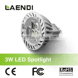 High Efficiency Aluminum Spotlight 3W With CE RoHS FCC Approved thumbnail-1