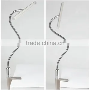 The Brightness Adjustable LED Chip Gooseneck Reading Light thumbnail-4