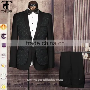 New Products 2016 European Style Direct Manufacturer Oem Factory Formal Wear Slim Fit Sky Blue Polyester Fabric Business Suits Quality Choice thumbnail-3