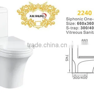 Chaozhou Sanitary Ware Factory Ceramic Bathroom Door Price Toilet Water Closet New Design Toilet Bowl thumbnail-2