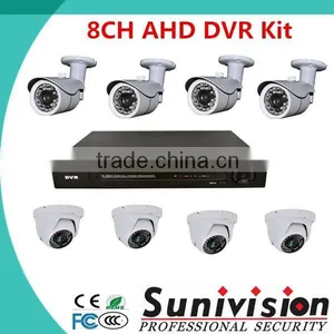 CCTV AHD DVR Kit 8ch WITH Bullet Camera and Dome Camera thumbnail-1