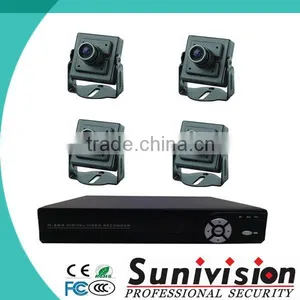 CCTV 4ch Standalone DVR Kit Security Hidden Camera Kit thumbnail-1