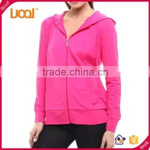 Ladies Winter Women Fitness Zip-up Hoodie Jacket thumbnail-3