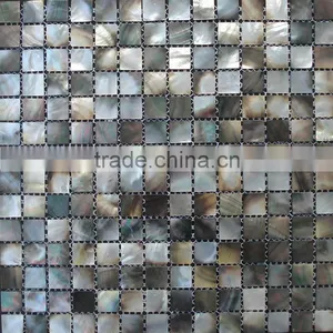 Factory Supplier Blacklip Sea Shell Mosaic Sheet,with Joints on Mesh,bathroom Tile thumbnail-1