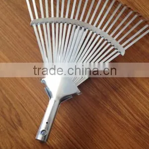 22 Teeth Wooden Handle Steel Garden Rake thumbnail-4