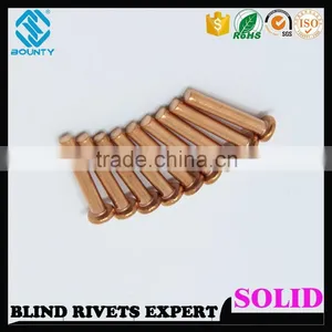 DOME HEAD COPPER SOLID RIVETS thumbnail-1
