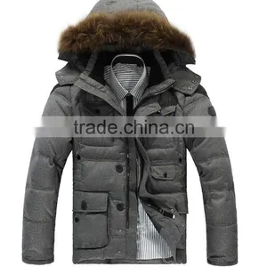 Export Russia's Foreign Trade the Original Single Wild Raccoon Collars Down Jacket thumbnail-1
