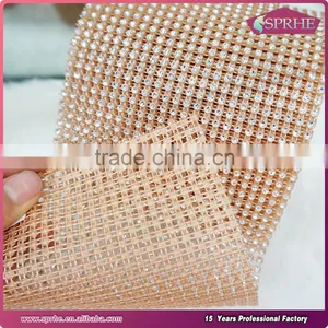 Gold Diamond Mesh Ribbon Wrap thumbnail-1