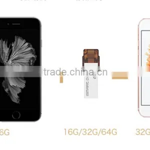 Fast Speed Flash Drive OTG for Iphone/ipad/ipod USB Flash Drive thumbnail-6