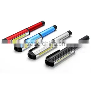 Soshne COB LED Pen Power Work Flashlight Magnetic With 3 AAA Batteries Led Flashlight thumbnail-1
