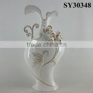Decorative White Ceramic and Porcelain Vases thumbnail-6