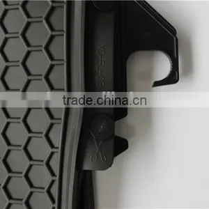 Black 5pc Rubber Floor Mat Car SUV All Season Mats Liner BPA FREE for Ix45 thumbnail-4