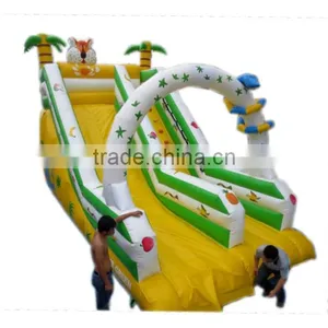 Lanqu PVC Inflatable Jungle Slide for Kids With CE thumbnail-1