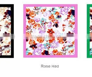 100% Silk Twill Fabric Digital Print Silk Scarf Silk Scarves / Kerchief /headband/hijab thumbnail-6