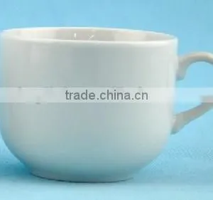 Elegant White Cheap Porcelain Mug thumbnail-1