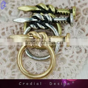 2013 Cheap Wholesale Express Newest Design Fashion Metal Nail Ring For Women Fashion Accessoies thumbnail-1