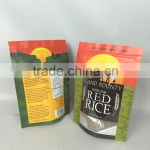 Zip Lock Stand up Plastic Coffee Bag Pouch With Valve thumbnail-2