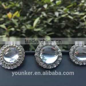 2016 Hot Sale New Style Rhinestone Acrylic Plastic Button Sewing Retail&wholesale Flower Center thumbnail-3
