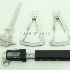 Dental Lab / Sergical Endodontic Measuring Instrument Stainless Steel Boley Gauge Vernier Caliper Sliding Tenth thumbnail-2