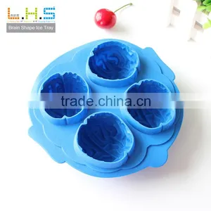Popular Custom Novelty Brain Silicone Ice Cube Tray thumbnail-1