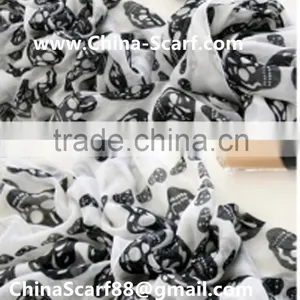 Kito Scarf Skull Shawl Scarf thumbnail-4