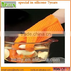 Fda Silicone Cooking Gloves Silicone Oven Glove,heat Resistant Bbq Glove thumbnail-2