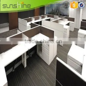 Space Saving Furniture Workstation Artificial Slab Office Environment thumbnail-1