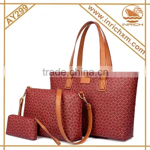 3pcs In a Lot Popular Ladies Handbag,Shoulder Bag And Clutch Set thumbnail-3