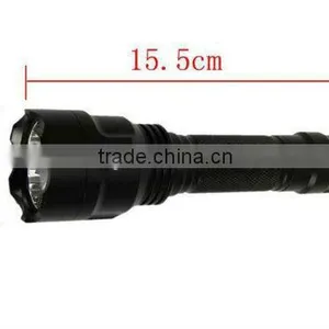 CREE T6 LED Hunting Flashlight With 1000 Lumens, Dynamo Flashlight, Police Flashlight thumbnail-1