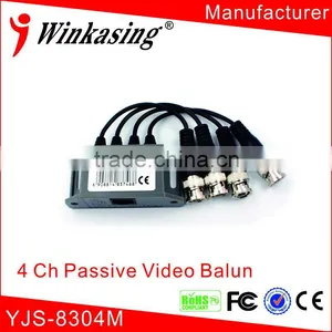 the Best Price 4ch Passive Surge Protect UTP Transmit Video Balun YJS-8304M thumbnail-1