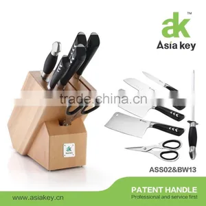 High Quality 6pcs Chinese Unique Knife Set Chopping Knife Set thumbnail-1