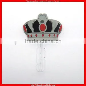 Custom 3D Crown Rubber Key Cover With Crystal (MYD-0923) thumbnail-1