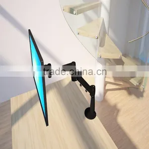 Flexible Desk Clamp Mount LCD Free Standing Office Stand Desk Clamp LCD Mount thumbnail-3