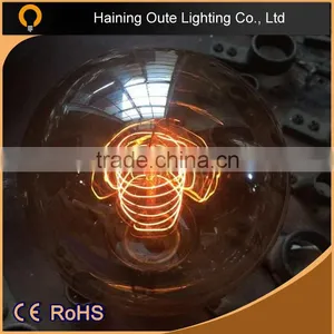 Vintage Modern Glass Globe Pendant Light,Thomas Edison Light Bulb,220v-240v 40w thumbnail-1