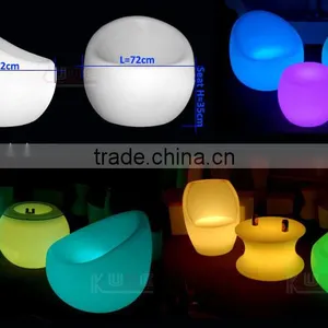 Modern Bar Furniture Party LED Apple Stool/LED Funny Bar Stool for Nightclub thumbnail-3
