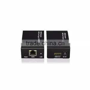 2016 Lower Price 60m Hdmi Extender Over Single Cat6/Cat.5e Cable RJ45 HDMI Extender thumbnail-3