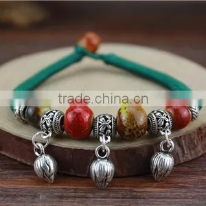 Beautiful Chinese Wholesale Art Work Ceramic Beads Bracelet thumbnail-2