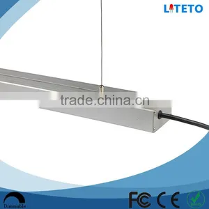 New Design Upside Down Hanging 60W 7200LM Milky Cover Led Linear Light With CE ROHS Approval thumbnail-5