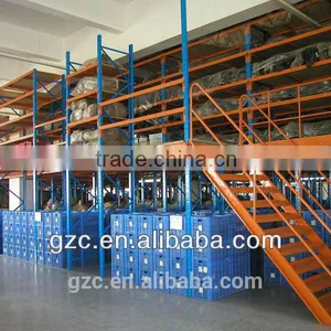 Made in China Two Layer Racks Support Metal Dismountable Mezzanine Floor thumbnail-1