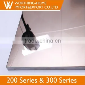 Decorative Mdf No.8 Mirror Stainless Steel Sheet 201 for Wall Panel thumbnail-4