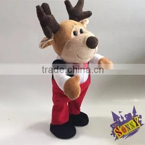 Best Seller Christmas Singing And Dancing Santa Reindeer thumbnail-3