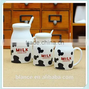 Ceramic Family Milk Cup in Set of 3 Milk Mug thumbnail-2