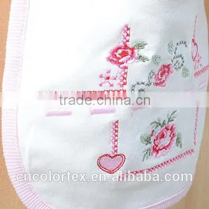 China Wholesale Long Sleeve Girls Romper 2pcs Set Overall + Bib Cotton Baby Wear thumbnail-3