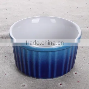 Colored Ceramic Round Ramekin Bowl Factory Directly Sale thumbnail-3