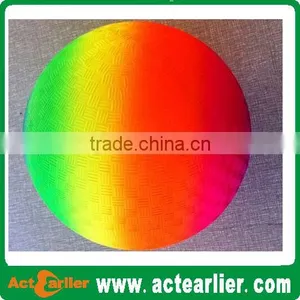 8.5 Inch Cheap Custom Rubber Playground Ball, Pvc Playground Ball thumbnail-4